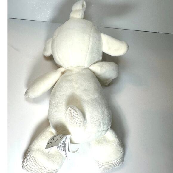 KELLYTOY Plush Lamb Lovey Cream Corduroy Stroller Toy Rattle Kelly Toy Baby 2017 - Picture 3 of 4